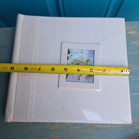 NEW Wedding Photo Album Gift Fabric Linen Covered Southern Living - Picture 9 of 11